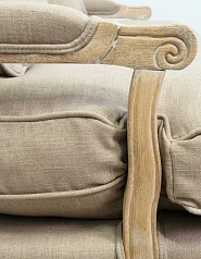 Прямой диван модерн Yareli Brown фиолетовый в интернет-магазине в Краснодаре