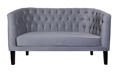 Прямой двухместный диван Harry серый в Краснодаре