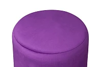 Дизайнерский пуф Plush Violet в интерьере в Краснодаре