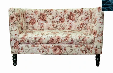 купить красивый Диван прованс Rose Flower синий в Краснодаре