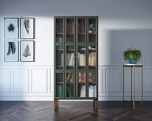 красивый Шкаф двухстворчатый "Andersen" с рифлеными стеклами арт AN12 в Краснодаре