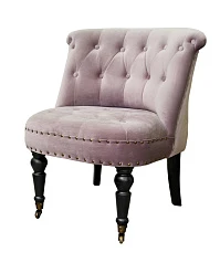 фото Низкое кресло Aviana Pink Velvet в интерьере в Краснодаре