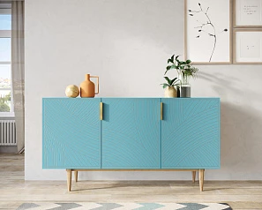 Комод с тремя дверками "Line" LN02/GR1/blue в Краснодаре