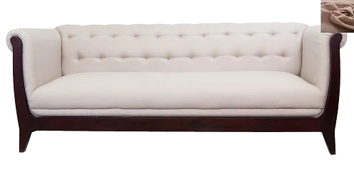 Классический диван Delvin коричневый в Краснодаре