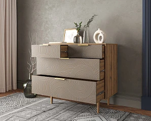 купить стильный Комод с четыремя ящиками "Line" R22/beige в Краснодаре