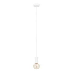 купить красивые 900798 Подвесной светильник (люстра) POZUETA 1, 1X40W (E27), H1100, ?65, сталь, белый в Краснодаре