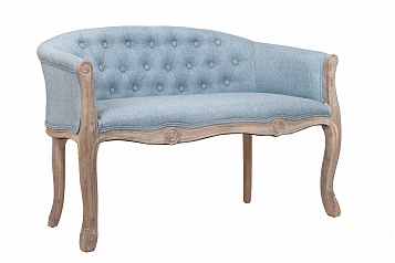стильный Дизайнерский двухместный диван Kandy Double Light Blue на заказ в Краснодаре