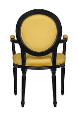 красивый Мягкий стул с подлокотниками Delo Kora Arm Yellow на заказ в Краснодаре