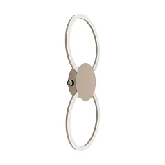 фото 902127 Светодиодный светильник настенно-потолочный VENTICELLO 1, 20W 0,91W(LED LED), 3000K, 2400 135lm, алюминий, песочный, белый, в интерьере в Краснодаре