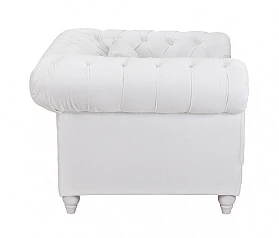 Низкое кресло Dasen White на заказ в Краснодаре