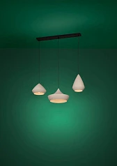 заказать стильные 390269 Люстра TORREMOLINOS, 3X28W (E27), L930, B365, H1500, сталь, черный/сталь, песочный в Краснодаре