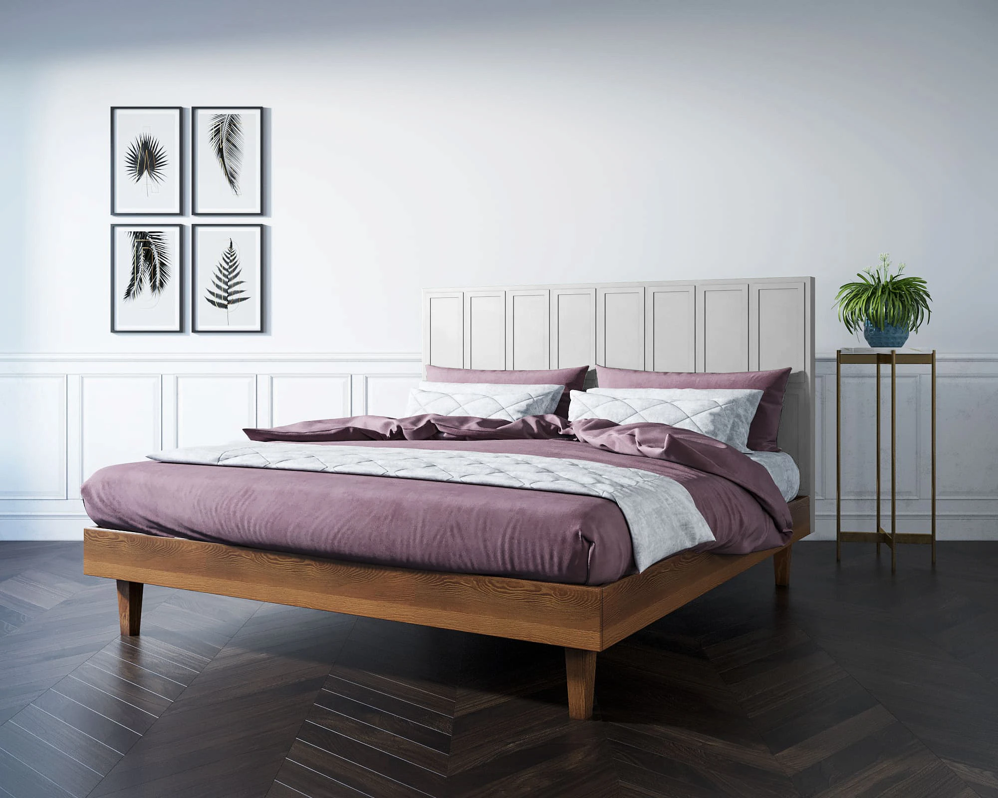 стильные Кровать "Andersen" 160х200 см арт AN160WH в Краснодаре