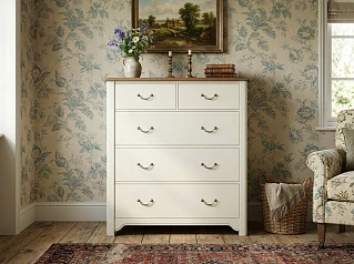 купить стильные Бежевый комод "Оливия (Olivia)" на пять ящиков арт GA2005C в Краснодаре