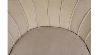 Низкое кресло ракушка Pearl Taupe на черных ножках в интернет-магазине в Краснодаре