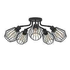 фото 31532 Люстра TARBES, 5x60W(E27), сталь, черный в Краснодаре