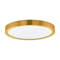 фото 900182 Светодиод Настенно-потолочный светильник FUEVA 5, 20,5W(LED), ?285, 2400lm, 3000K, сталь, латунь бр в интерьере в Краснодаре