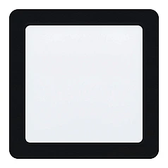 красивые 99188 Светодиодный встраиваемый светильник FUEVA 5, 10,5W (LED), 166х166, ET26, 1350lm, 4000K, сталь, черн в интернет-магазине в Краснодаре