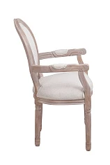 купить красивый Мягкий стул с подлокотниками Volker Arm Beige V2 в интернет-магазине в Краснодаре