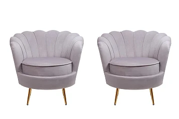 фото Комплект кресел ракушка Pearl Grey в Краснодаре