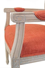 купить Мягкий стул с подлокотниками Diella Orange в интернет-магазине в Краснодаре