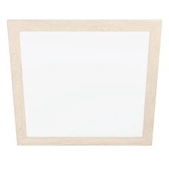 купить красивые 99472 Потолочный светильник PIGLIONASS, LED 32W, 4700lm, L645, B645, H55, сталь/пластик/дерево, белы в Краснодаре