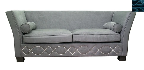 стильный Диван арт-деко Volte Blue цвет синий в Краснодаре