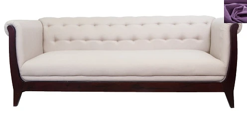 Классический диван Delvin фиолетовый в интерьере в Краснодаре