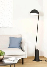 900135 Торшер ARANZOLA, 1X40W, E27, сталь, черный, белый в Краснодаре