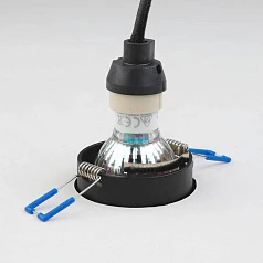 купить 900453 Встраиваемый светильник CAROSSO, 35W (GU10), ?93, алюминий, черный, белый в интернет-магазине в Краснодаре