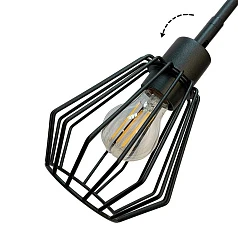 заказать 31531 Люстра TARBES, 3x60W(E27), сталь, черный в интернет-магазине в Краснодаре