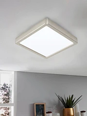 99253 Светодиодный накладной светильник FUEVA 5, 17W (LED), 210х210, H28, 2100lm, 4000K, сталь, нике на заказ в Краснодаре