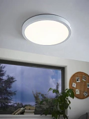 стильные 97262 Светодиодный накладной светильник FUEVA 1, 25W(LED), 2500lm, ?400, H30, алюминий, белый/пластик, в Краснодаре