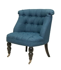 Низкое кресло каминное Aviana Indigo синий на заказ в интернет-магазине в Краснодаре