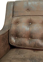 Прямой двухместный диван Hublon серый в интернет-магазине в Краснодаре