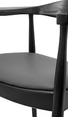 купить Мягкий стул с подлокотниками Carlo Black в Краснодаре