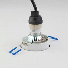 фото 900456 Встраиваемый светильник CAROSSO, 35W (GU10), ?93, алюминий, черный, белый в интерьере в Краснодаре