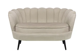 красивый Дизайнерский диван Pearl Double Taupe на черных ножках в интернет-магазине в Краснодаре
