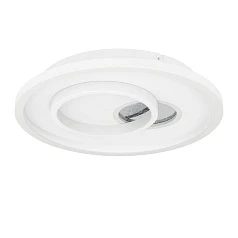 красивые 901246 Светодиодный потолочный светильник  TIRIOLO, 21,2W(LED), ?380, сталь, пластик, белый, серебряный, 4000K, 1800lm на заказ в Краснодаре