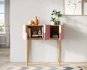заказать Консоль с тремя дверками "Line" LN15/GR1/pink в интернет-магазине в Краснодаре