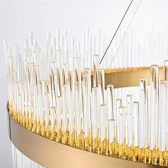 Люстра Stripglass L100 в интерьере в Краснодаре