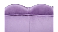 заказать Низкое кресло ракушка Pearl Purple на черных ножках в Краснодаре