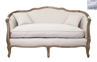 красивый Двухместный диван ампир Darcy 2 цвет серый в Краснодаре