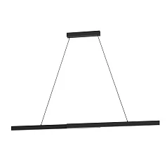 заказать стильные 390368 Люстра диммируемая MONTEBUONO, 2X10W (LED), 3000K, 2600lm, L1800, B65, H1500, сталь, анодированный черный/пластик, белый в Краснодаре