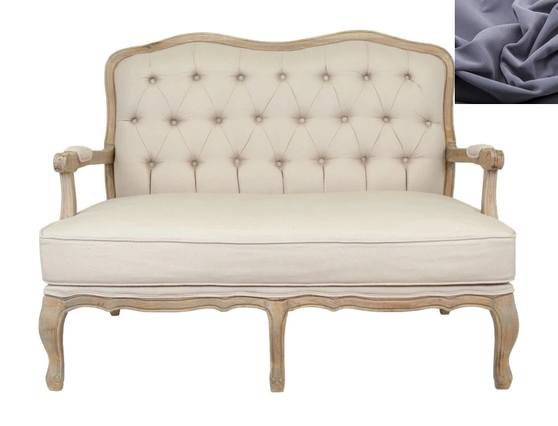 Прямой диван модерн Yareli цвет серый в интерьере в Краснодаре