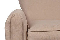 Кресло широкое Flog коричневое в интерьере в Краснодаре