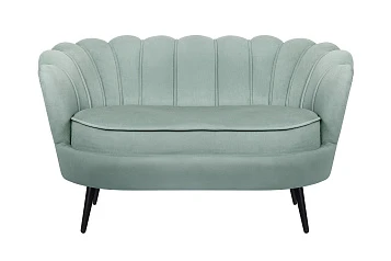 купить красивый Диван ракушка Pearl Double Green на черных ножках в Краснодаре