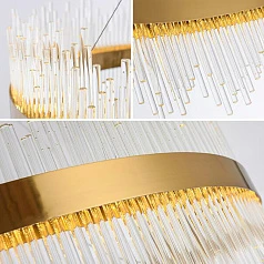 Люстра Stripglass L100 в интерьере в Краснодаре