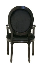 красивый Мягкий стул с подлокотниками Diella Black Velvet в Краснодаре