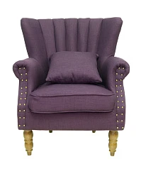 красивое Кресло с пуфом Lab Violet на заказ в Краснодаре