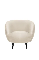 заказать Мягкое кресло Small Benee Beige на черных ножках в Краснодаре